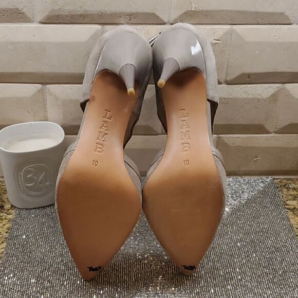 L.A.M.B. Suede Heels - Size 10‎ - Picture 8 of 9